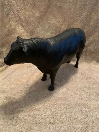 Rare Vintage Breyer Horse Animal 365 Black Angus Bull 3