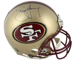 49ers Steve Young Signed Vintage Authentic Proline Full Size Helmet Bas H83436