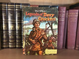 Walt Disney Legends Of Davy Crockett (1955,  Hardcover) Whitman Classic