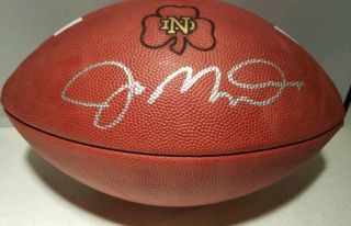 Joe Montana Notre Dame Signed Game Model Football
