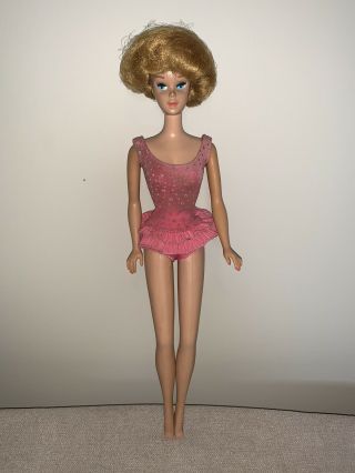 Vintage Miss Barbie 1964 Sleep Eyes Blonde Wig