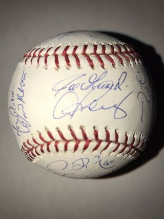 2008 Yankees Team Signed Mlb Yankee Stadium Final Year Commemorative Baseball Le