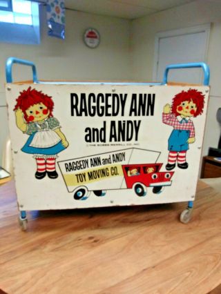 Raggedy Ann & Andy Vintage Toy Box