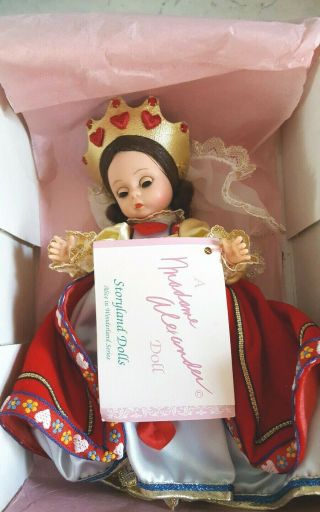Madame Alexander Queen Of Hearts 8 ",  14511,  Alice In Wonderland W/box