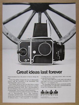 1980 Hasselblad 500cm 500 Cm Camera Photo Vintage Print Ad