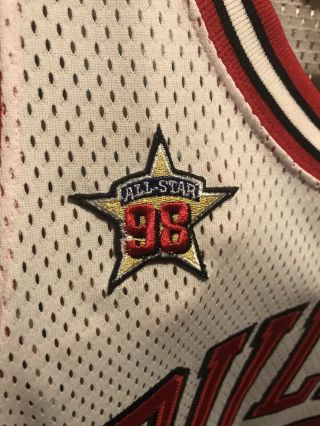 Michael Jordan Signed Autographed 1998 All Star Jersey Upper Deck 3