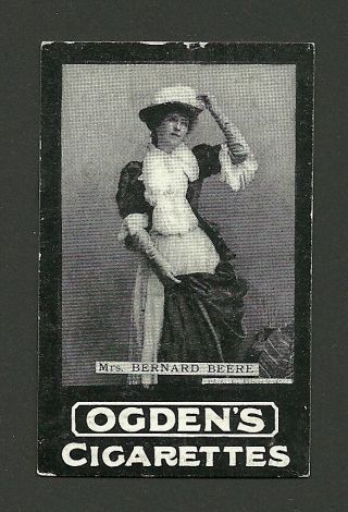 Fanny Mary Whitehead Mrs Bernard Beere Vintage Ogden 