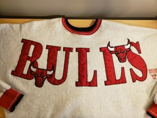 Vintage Throwback Chicago Bulls Sweatshirt Xl 1990s Legends Athletic