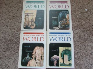 Universal History Of The World,  1966 Vols.  9,  12,  14,  15 (western Pub)