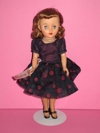 Vintage Ideal - Miss Revlon Cherries A La Mode 14 " Collector Doll - Please Read