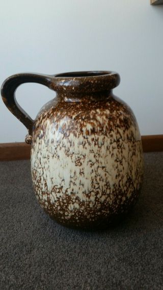 Vintage Scheurich Handled West German Vase Urn No.  484 - 30 Retro Pottery Ceramic