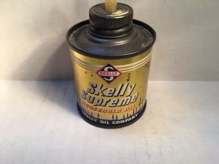 Vintage Skelly Oil Can Handy Oiler Lead Top 4 Oz Rare Tin 3 Mobil Sunoco Mopar