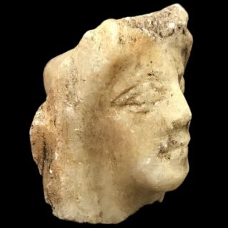 RARE ANCIENT ROMAN MARBLE BUST - 200 - 400 AD (1) 2