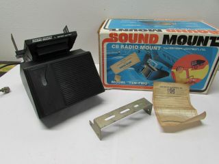 Vintage 1977 Cb Radio " Sound Mount " With Box
