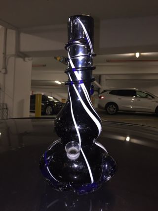11.  5” Tobacco Glass Water Pipe Bong Bubbler Hookah,  Smoking Bowl