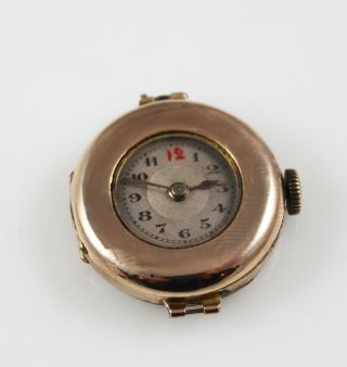Antique 9ct Gold Watch Hallmarked Needs Strap