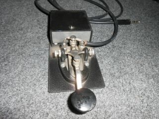 Vintage Speed X Telegraph Key Morse Code Radio Signal Collectible