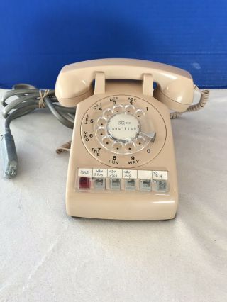 Vintage Beige Multi Line Rotary Telephone Northern Telecom Ne564