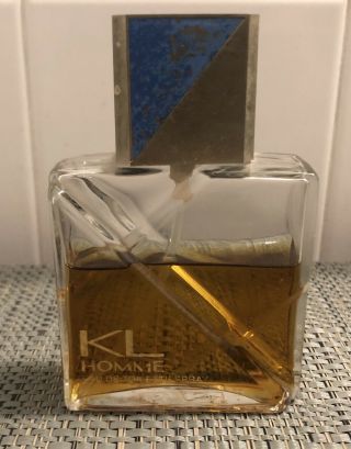 Vintage Kl Homme Karl Lagerfeld Eau De Toilette Cologne Spray 2 Fl Oz