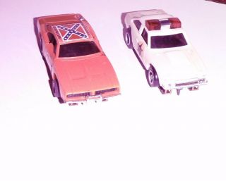 1981 Vintage Ideal Dukes Of Hazzard Ho Slot Cars Set Of 2