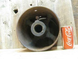 Antique Hit Miss Gas Steam Engine Line Shaft Flat Belt Pulley 10.  25 