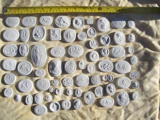 3 70 Grand Tours Cameos Intaglios Gems Medallions Plaster Seals Europe Italy