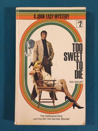 Too Sweet To Die By Ron Goulart A John Easy Mystery 2 Vintage Paperback