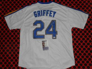 Ken Griffey Jr Autographed Signed Mariners Mlb Baseball Jersey With Seattle