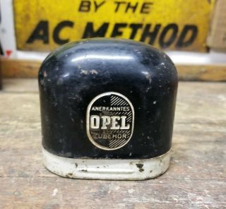 Vintage Opel Automotive Car Emergency Fuse & Bulb Kit Tin