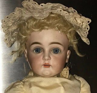 Rare Antique French Bebe Jumeau Depose Lady Doll body with German Kestner head 3