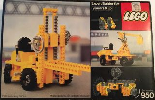 Vintage Lego Expert Builder Set 950,  Complete,  1978,  Very Good