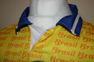 Ronaldo Brasil All Over Print 9 Football Jersey Shirt XL Vintage Top 3