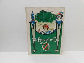 Vintage The Emerald City Of Oz By L.  Frank Baum The Reilly Lee Company Hardcover