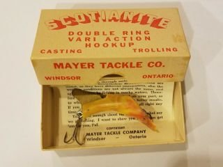 Rare,  Mayer Tackle Company,  Ontario Canada,  1949 Scotianite Fishing Lure