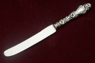 Lily By Whiting Div.  Of Gorham Luncheon Knife 8 7/8 ",  Sterling Handle