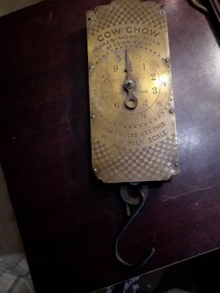 Vintage Old Purina Cow Chow Milk / Farm Scale