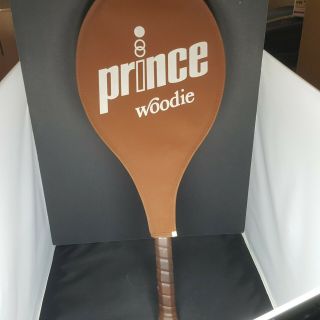 Prince Woodie Vintage Tennis Racket Size 4 1/2” Ash Maple Graphite 80’s
