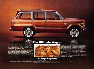 1981 Jeep Wagoneer Limited Woody The Ultimate Wagon Photo Vintage Print Ad