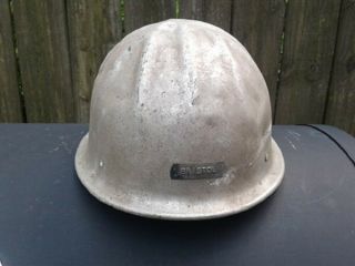 Vintage McDonald Aluminum Safety Hard Hat Miner ' s hat 3
