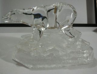 Vintage Rare Polar Bear Crystal D 