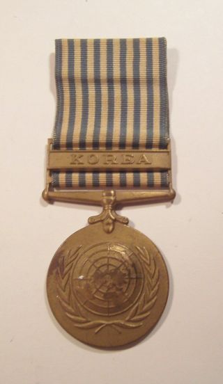 Vintage United Nations Korean Service Military Medal
