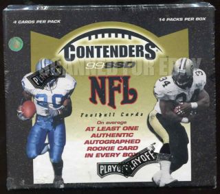 1999 Playoff Contenders Ssd Football Hobby Box - 14 Packs