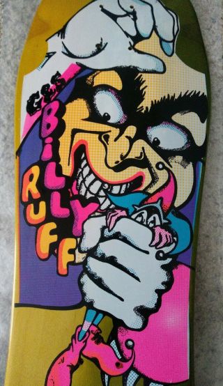 1987 G&s Gordon And Smith Billy Ruff Clown Puppet Rare Skateboard Deck G & S