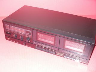 Vintage Jvc Td - W106 Stereo Double Cassette Tape Deck Player Recorder