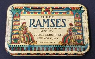 Vintage Ramses Prophylactic Condom Tin