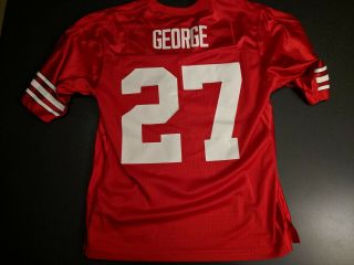 Eddie George Ohio State Nike College Football Jersey Large Length,  2