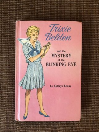 Vtg Trixie Belden Mystery Of The Blinking Eye Deluxe Edition