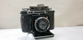 Vintage Certo Dollina Film Camera Zeiss Jena Tessar 2.  8 5cm 50mm Lens