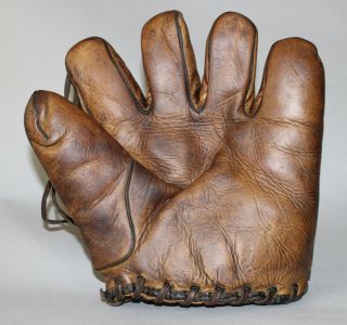 Antique Vintage 1930’s Spalding Babe Ruth Home Run Special Baseball Glove 