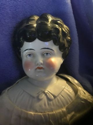 Antique German Porcelain China Head Doll “pet Name " Bertha